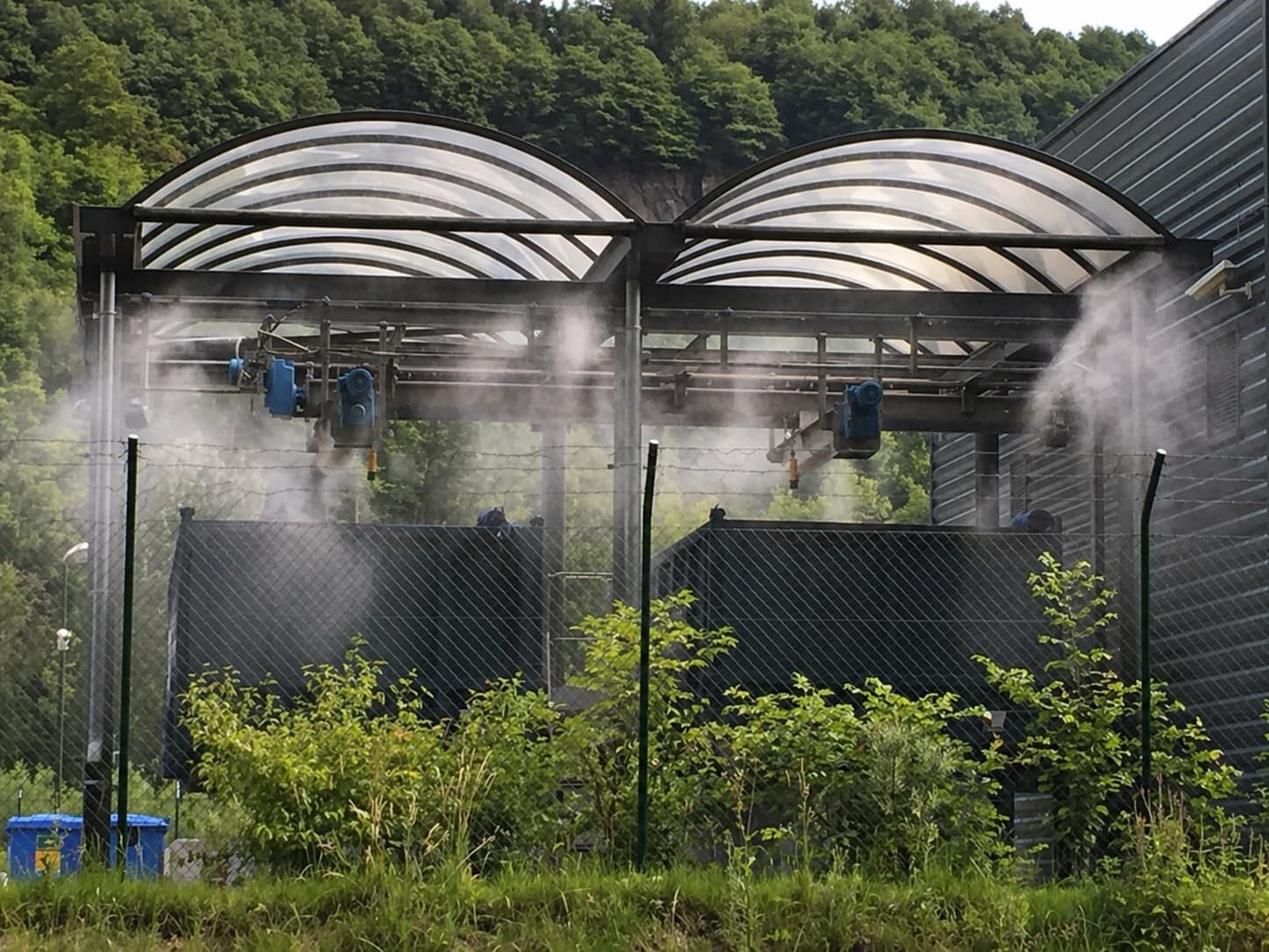 Nébulisation OLOBIO pour neutralisation des odeurs en zone industrielle